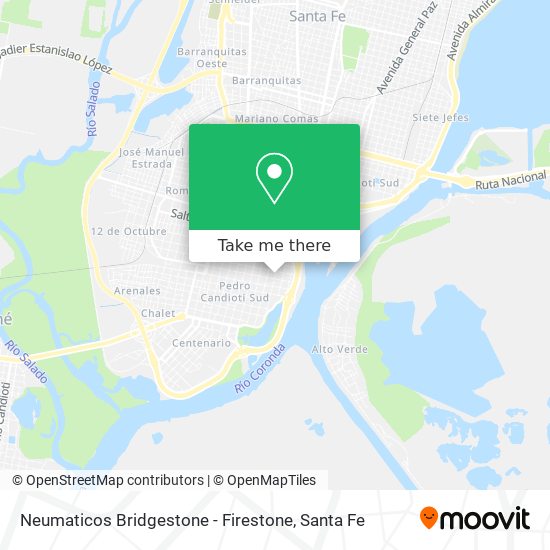 Neumaticos Bridgestone - Firestone map