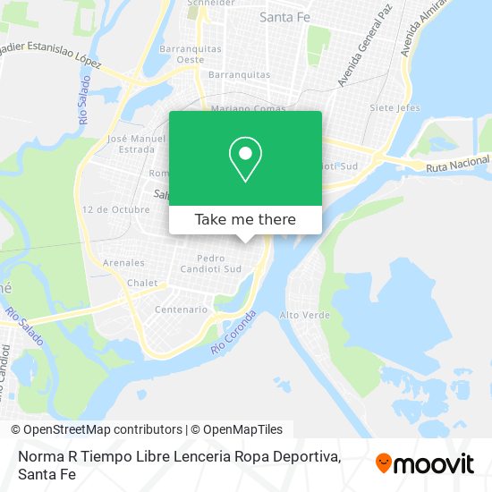 Norma R Tiempo Libre Lenceria Ropa Deportiva map