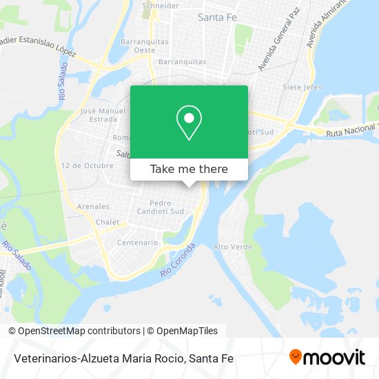 Mapa de Veterinarios-Alzueta Maria Rocio