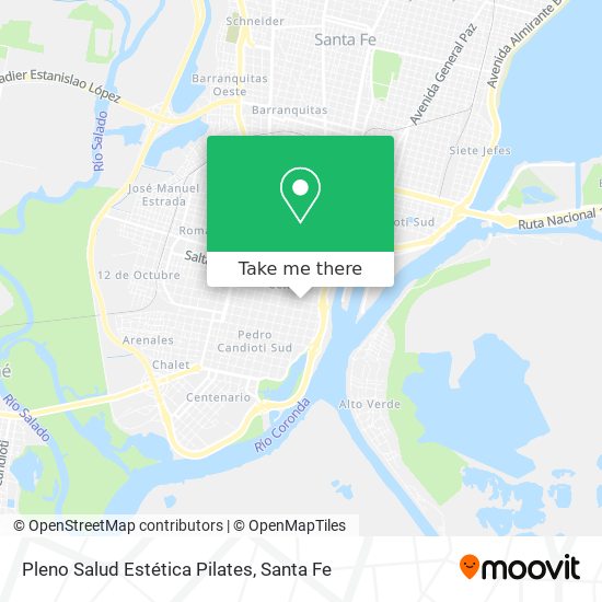 Pleno Salud Estética Pilates map