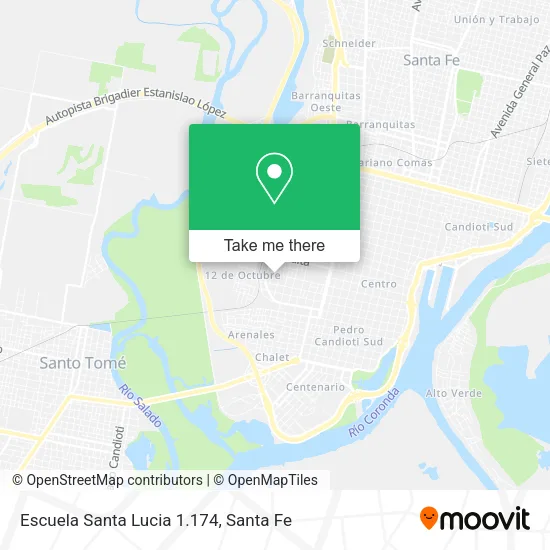 Escuela Santa Lucia 1.174 map