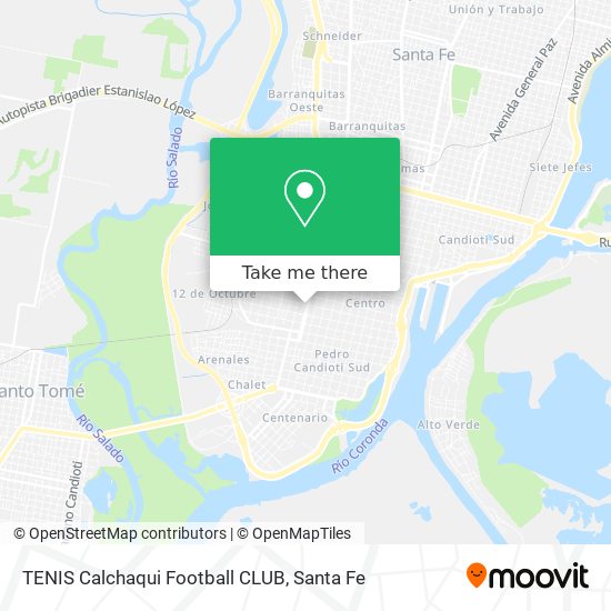 TENIS Calchaqui Football CLUB map