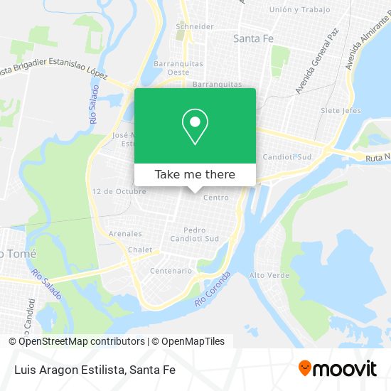 Luis Aragon Estilista map