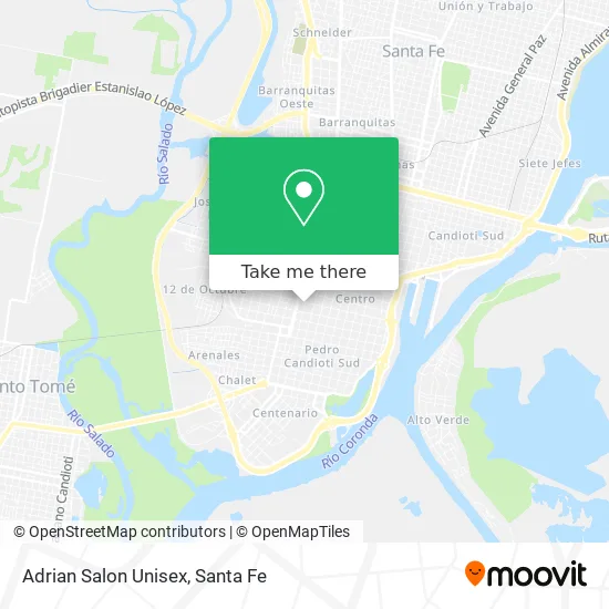 Adrian Salon Unisex map