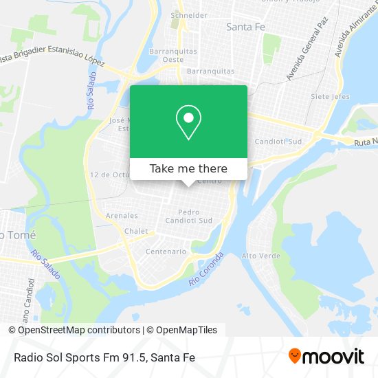 Radio Sol Sports Fm 91.5 map