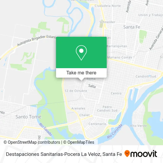 Destapaciones Sanitarias-Pocera La Veloz map