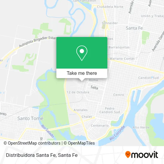 Distribuidora Santa Fe map