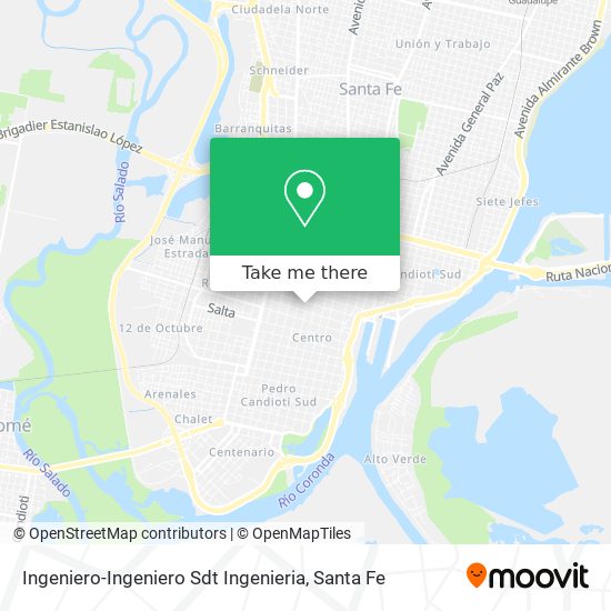 Mapa de Ingeniero-Ingeniero Sdt Ingenieria