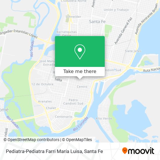 Mapa de Pediatra-Pediatra Farri María Luisa