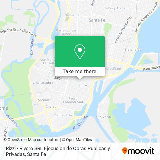 Rizzi - Rivero SRL Ejecucion de Obras Publicas y Privadas map