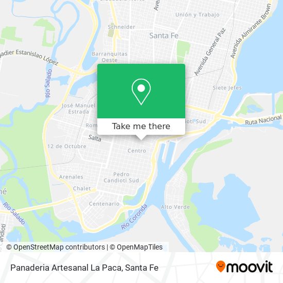 Panaderia Artesanal La Paca map