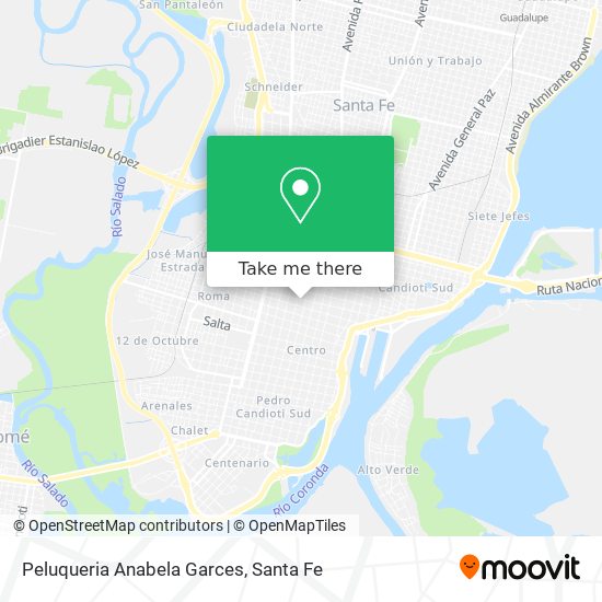 Peluqueria Anabela Garces map