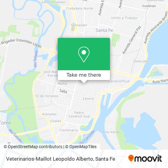 Veterinarios-Maillot Leopoldo Alberto map