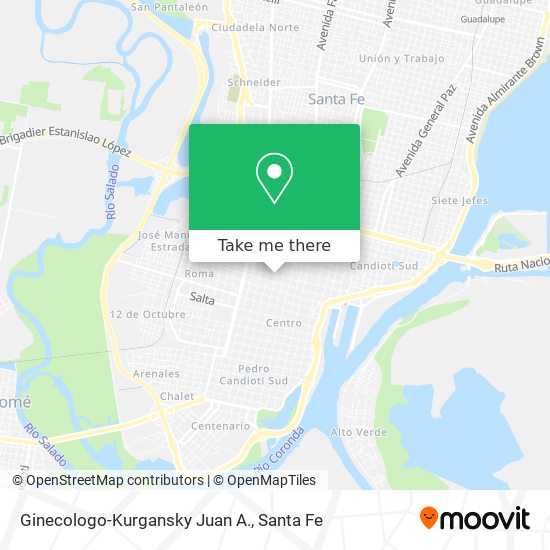 Mapa de Ginecologo-Kurgansky Juan A.