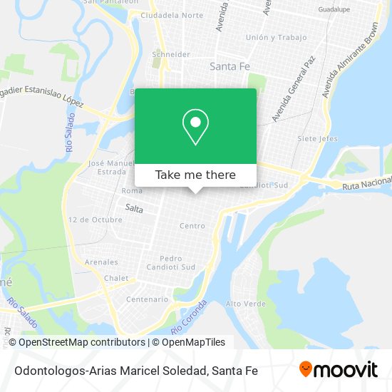 Mapa de Odontologos-Arias Maricel Soledad