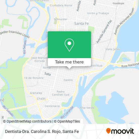 Dentista-Dra. Carolina S. Rojo map