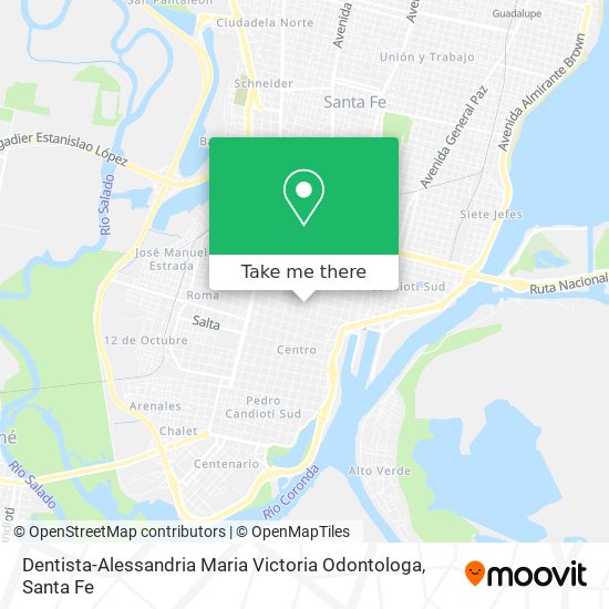 Mapa de Dentista-Alessandria Maria Victoria Odontologa