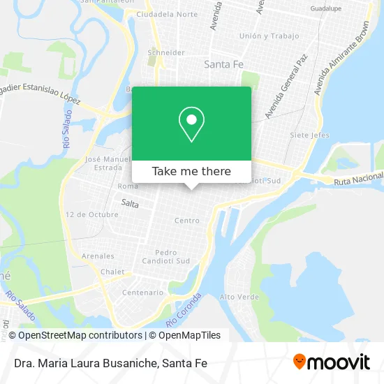Dra. Maria Laura Busaniche map