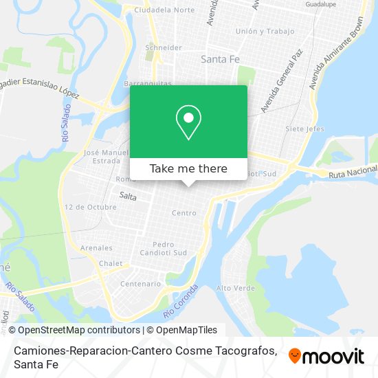 Camiones-Reparacion-Cantero Cosme Tacografos map
