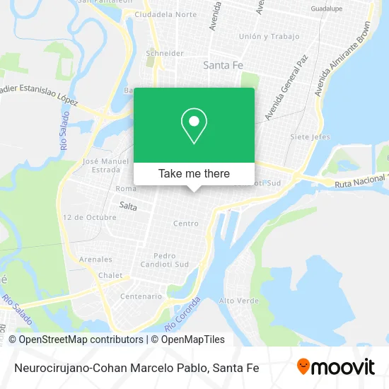 Mapa de Neurocirujano-Cohan Marcelo Pablo