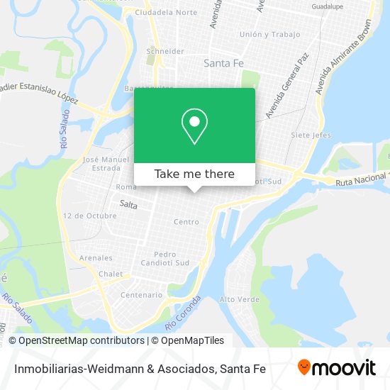 Inmobiliarias-Weidmann & Asociados map