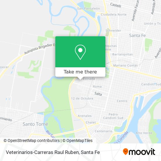 Veterinarios-Carreras Raul Ruben map