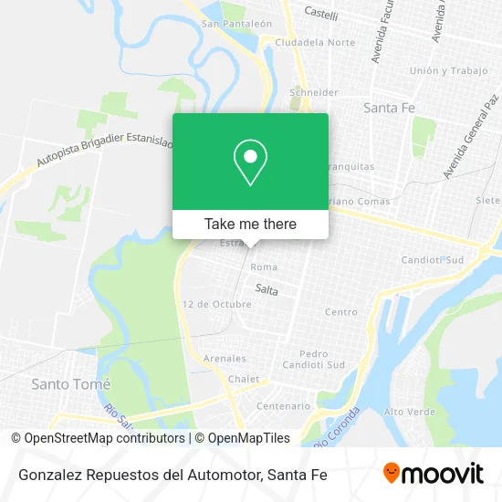 Gonzalez Repuestos del Automotor map