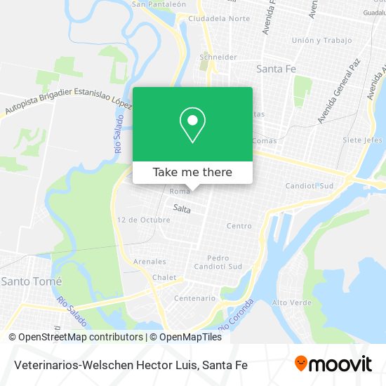 Mapa de Veterinarios-Welschen Hector Luis
