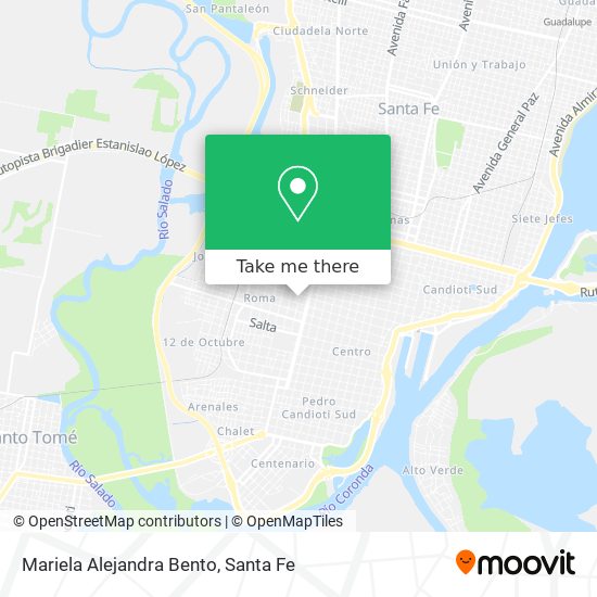 Mariela Alejandra Bento map