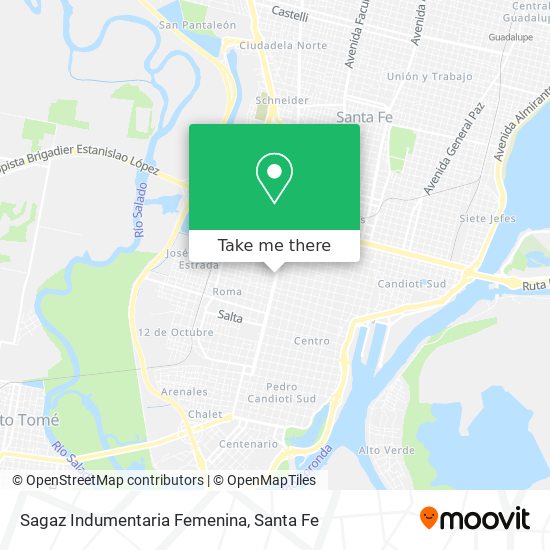 Sagaz Indumentaria Femenina map