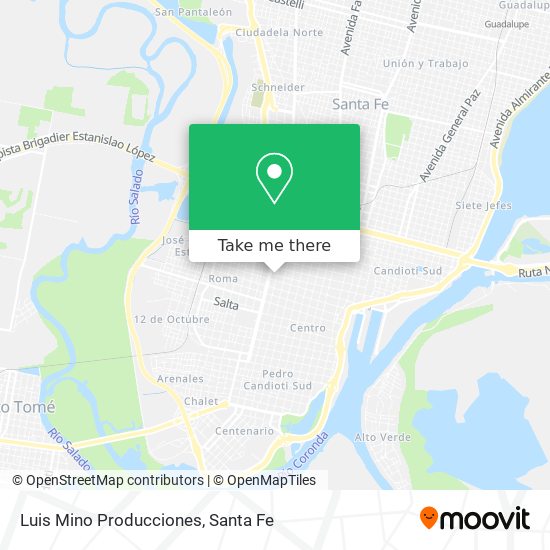 Luis Mino Producciones map