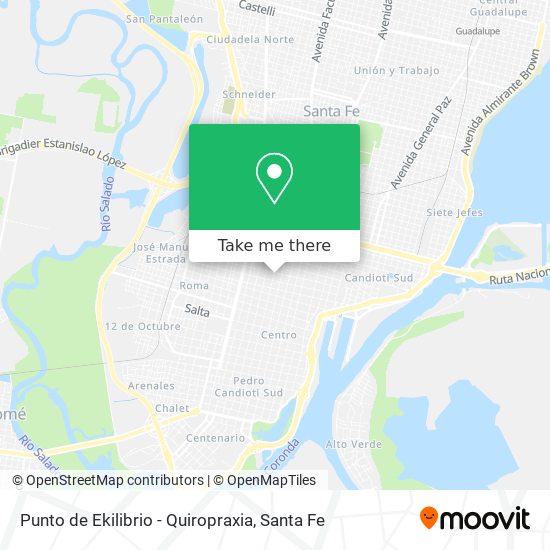 Punto de Ekilibrio - Quiropraxia map