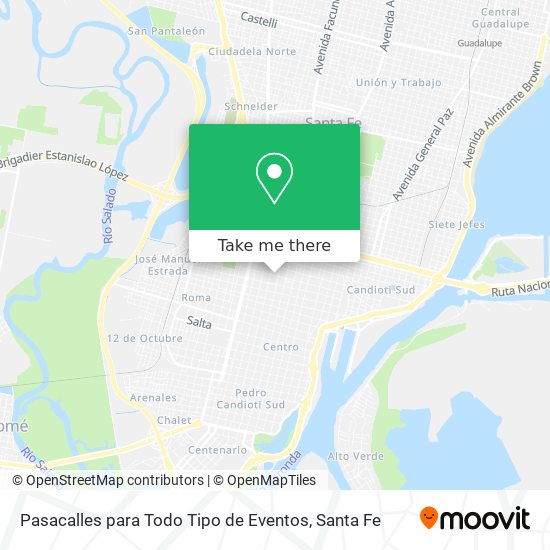 Mapa de Pasacalles para Todo Tipo de Eventos