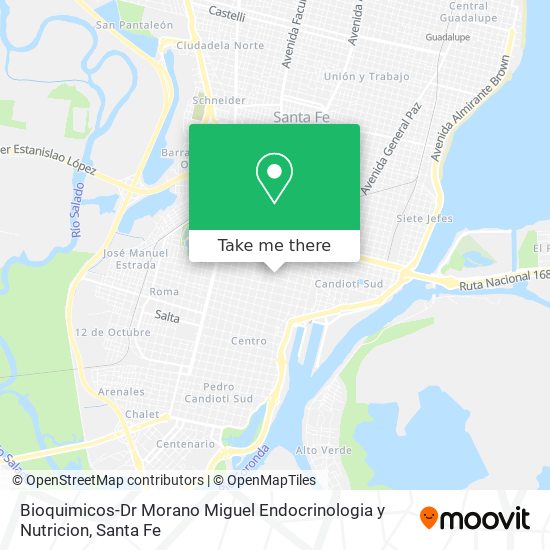 Bioquimicos-Dr Morano Miguel Endocrinologia y Nutricion map