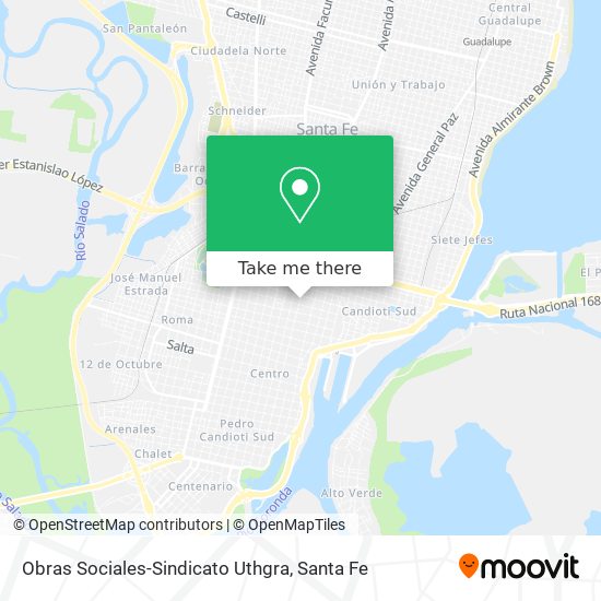 Obras Sociales-Sindicato Uthgra map