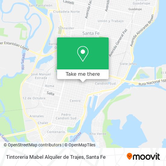 Tintoreria Mabel Alquiler de Trajes map