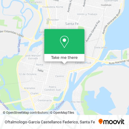 Mapa de Oftalmologo-García Castellanos Federico