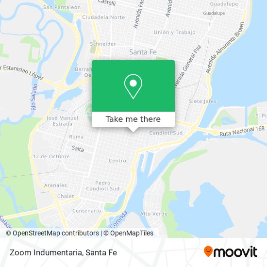 Zoom Indumentaria map