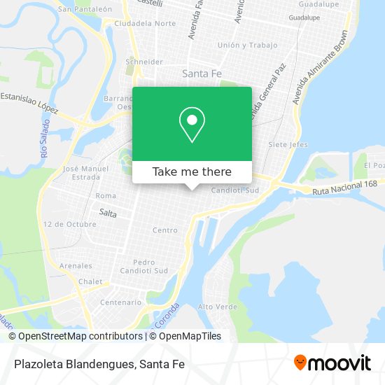 Plazoleta Blandengues map