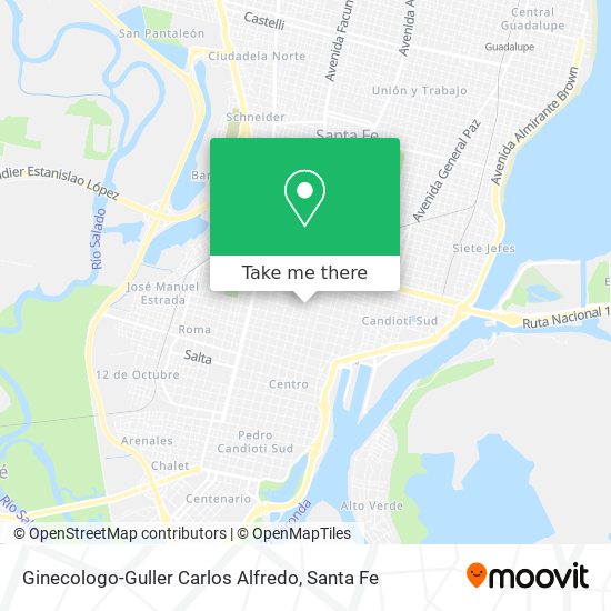 Mapa de Ginecologo-Guller Carlos Alfredo