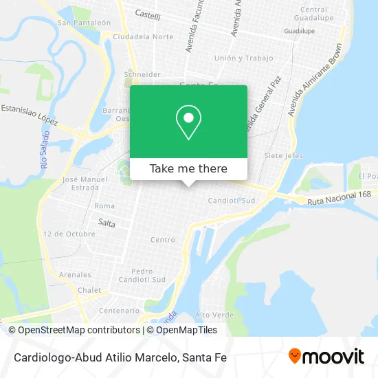 Cardiologo-Abud Atilio Marcelo map