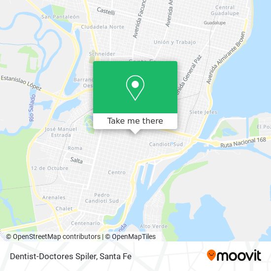 Dentist-Doctores Spiler map