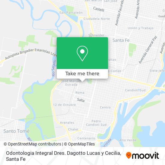 Odontologia Integral Dres. Dagotto Lucas y Cecilia map