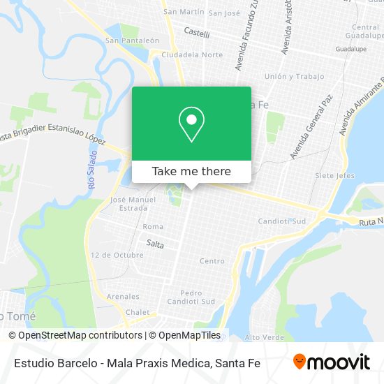 Estudio Barcelo - Mala Praxis Medica map