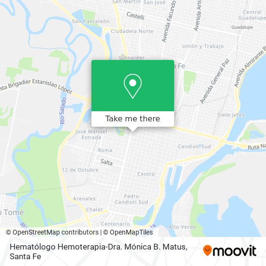 Mapa de Hematólogo Hemoterapia-Dra. Mónica B. Matus