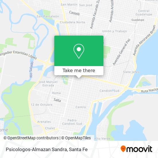 Psicologos-Almazan Sandra map