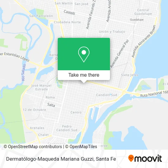 Dermatólogo-Maqueda Mariana Guzzi map