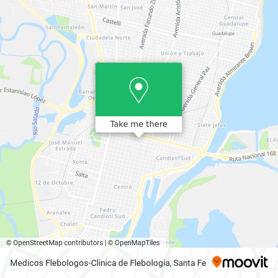 Medicos Flebologos-Clinica de Flebologia map