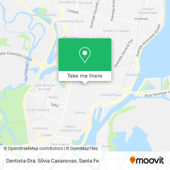 Dentista-Dra. Silvia Casanovas map