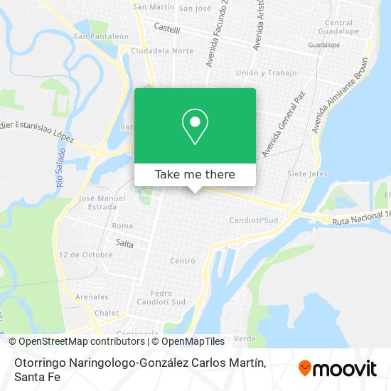 Otorringo Naringologo-González Carlos Martín map